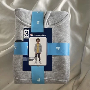 Champion 3 peice set tee, hoodie & jogger sey size 4t - Picture 1 of 4