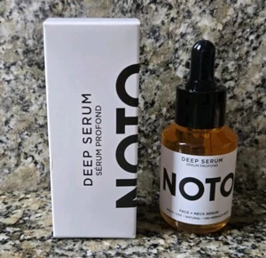 Noto Deep Serum 1 oz/30 ml NIB Face+Neck Hydrating Facial Oil Serum - Picture 1 of 4