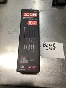 Icon Professional 10 Pieces Stainless Steel Punch and Chisel Set CPT-10 - Boxed - Picture 1 of 3