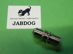 F Type Connector Chassis Socket Coupler Female Panel Bulk Head Mount 10g CQ09 - Picture 1 of 5