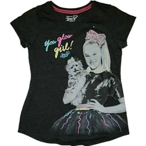 B2/B4 Girls Jojo Siwa Shirt T-Shirt You Glow Girl Short Sleeve YOU CHOOSE - Picture 1 of 1