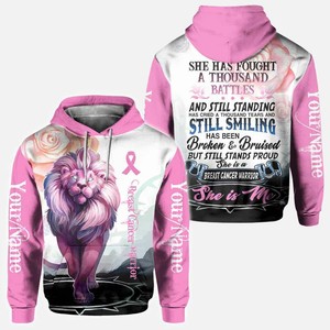 breast cancer moletom com capuzs nike