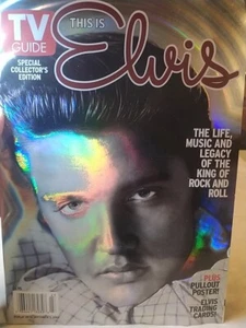 Vintage TVGuide Magazine 'This Is Elvis' Collector's Edition 2002 Holo & Poster - Picture 1 of 12