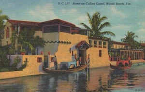 Home on the Collins Canal - Miami Beach, Florida - litografía sin publicar - Imagen 1 de 3