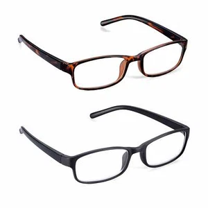 Twin Pack Ready to Wear Glasses for Men & Women, 2 x  Reading Glasses 2 Colours - Picture 1 of 49
