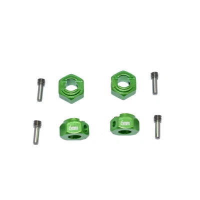 For Axial 1/10 RBX10 Ryft 4WD Rock Bouncer RC Car 6MM Adapter Hex Wheel Hubs - Image 1 of 4