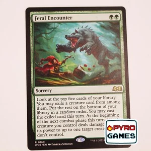 Feral Encounter - Wilds of Eldraine - Rare R 0169 - (Very Good Condition) - M... - Picture 1 of 1