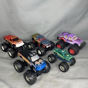 Big Wheel Hot Wheels Monster Jam Lot Destroyer Prime Evil Avenger Widow Trucks - Bild 1 von 7