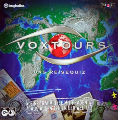 "VOXTOURS" Imagination Games  Das Reisequiz 2-4 Spieler TOP - Bild 1 von 4