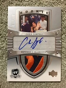 2005-06 The Cup CHRIS CAMPOLI Rookie RC Patch Autograph RPA #/199 Islanders - Picture 1 of 5