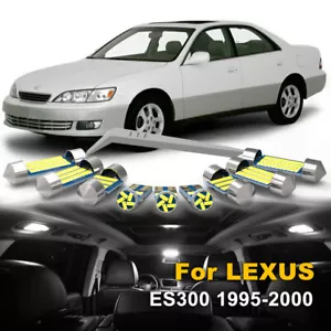 14X White LED Interior Light Bulbs Package Kit For LEXUS ES300 1995-2000 +TOOL - Foto 1 di 11