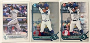 (3x) Julio Rodriguez 2022 Topps & Bowman Rookie Lot (RC) (KEINE DOPPELTEN!) #2 - Bild 1 von 1