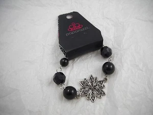 Pulsera negra de paparazzi nueva con etiquetas - Imagen 1 de 2
