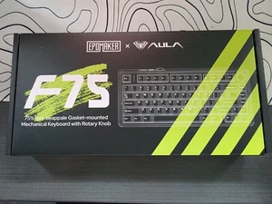 Epomaker x Aula F75 Mechanica Keyboard +Extra Akko Creamy Blue Pro (V3) Switches - Picture 1 of 3