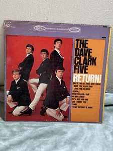 Dave Clark Five LP Return Epic BN 26104 US stereo yellow labels 1965 G+ - Picture 1 of 5