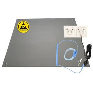 Minadax ESD Antistatik Matte 50cm x 60cm inkl. Manschette und Verlängerung - Afbeelding 1 van 8