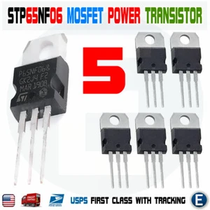 5PCS STP65NF06 TO-220 P65NF06 65NF06 Power MOSFET Transistor - Picture 1 of 1