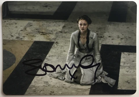 SOPHIE TURNER SANSA STARK SIGNED PHOTO PICTURE JSA GAME OF THRONES AUTO HOT XMEN Cover