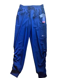 FIT Navy White Cross Medical Nursing Scrub Pants, Sz Small ( NEW with Tags ) - Picture 1 of 2