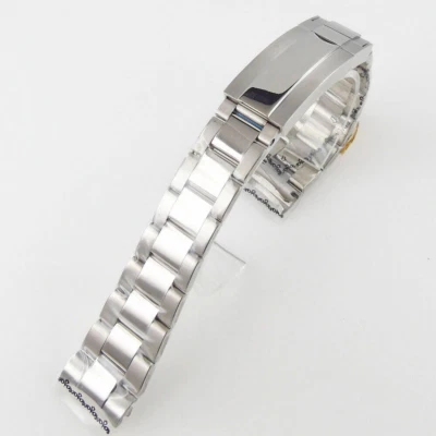 20mm 316L Acero Inoxidable Pulsera Sólida Ajuste 40mm Sub Homenaje Reloj Hombre S16 Foto 1 de 4