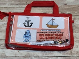 Write & Wipe Activity Set - What Does Not Belong Phonics - Learning Center - Bild 1 von 7