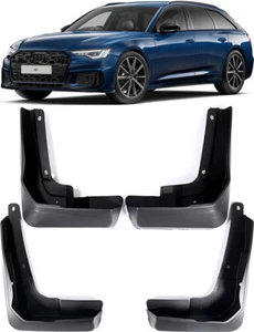 Genuine Splash Guards Mud Flaps For 2019-2024 Audi A6 C8 S-Line S6 Estate Avant - Picture 1 of 9