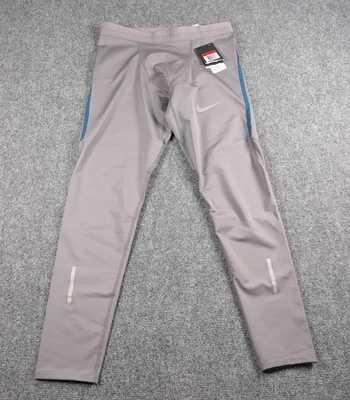 Nike Running Tech Apretado Para Hombre Grande Gris Largo Completo Rendimiento Nuevo Con Etiquetas Foto 1 de 4