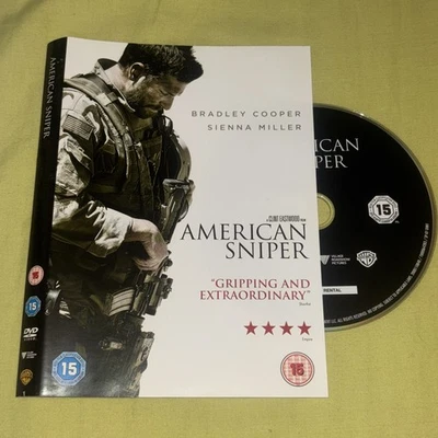 American Sniper DVD (2015) Bradley Cooper, Eastwood (DIR) cert 15 Disc Cover Onl - Image 1 of 4