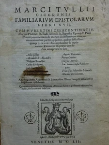 Cicero - Familiarum Epistolarum - Bild 1 von 9
