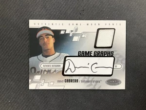 2003 Fleer Hot Prospects #115 Daniel Cabrera Rookie Patch Auto /400 Baltimore - Bild 1 von 2