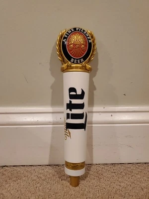 RARE MILLER LITE  12" TAP HANDLE - Image 1 of 4