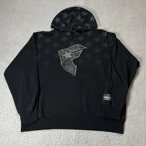 Famous Stars & Straps Hoodie Herren XL Vintage Y2K Sweatshirt Pullover AOP - Bild 1 von 16