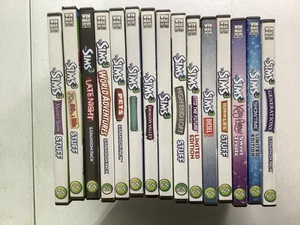 The Sims 3 PC Game Lot Katy Perry Late Night Stuff Dragon Valley Pets 15 Discs - Picture 1 of 4
