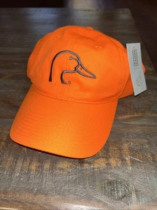 NEW Official Ducks Unlimited Hunting Hat Cap Blaze Orange - Picture 1 of 6