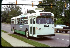 ag226 Orig. Slides RTA Trackless Trolley Bus 561 on 6-74 - Picture 1 of 1