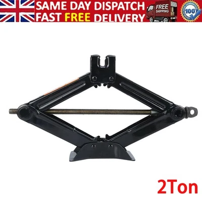 2T Repair Scissor Jack Tonne  Stand Lift Wind Up Car Van Garage Workshop Tool UK - Image 1 of 4