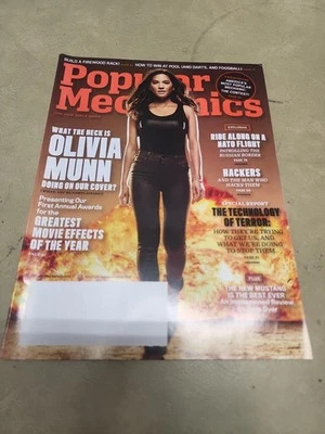 FEBRUARY 2015 POPULAR MECHANICS MAGAZINE sexy OLIVIA MUNN  - Image 1 of 3