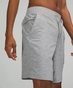 Lululemon T.H.E. Pantalones Cortos Hombre Talla Grande Gris Jaspeado 9" Sin Forro Activo - Imagen 1 de 9