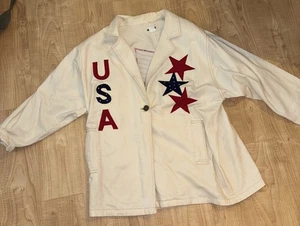 Vintage On The Verse Erwachsene XL USA Handgenäht Letterman Jacke 🔥 - Bild 1 von 5