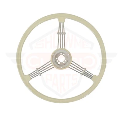 Volante estilo banjo marfil para Porsche 356 Pre-A/A/B/C 1950-1965 Foto 1 de 2