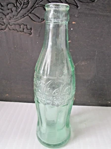 Vintage COCA COLA BOTTLE 6 OZ Sheridan WYO. Pat D-105529 Green - Picture 1 of 2