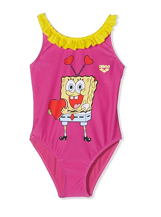 ARENA KG SPONGE LOVE Kids Mädchen BADEANZUG Einteiler Pink Gr.92 Neu - Bild 1 von 1