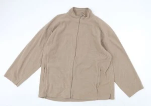 JERZEES Womens Beige Jacket Size 2XL Zip - Picture 1 of 10
