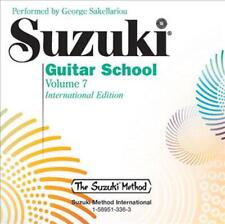 Suzuki Guitar School CD 7 by Shinichi Suzuki (English) Compact Disc Book