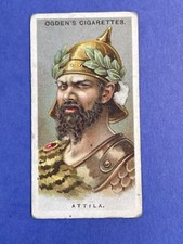 1924 Ogden’s Leaders Of Men - Attila the Hun #3 - Tobacco Cigarette Card