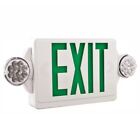 Contractor Select LHQM Series 120/277-Volt Integrated LED White and Green Exit 