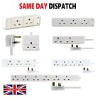 Extension Lead Cable Electric UK Main Power 1246 Way Plug Socket USB Surge NEW