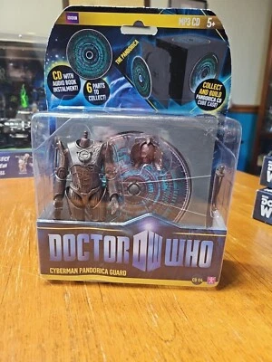 Doctor Who Cyberman Pandorica Guard Action Figure NEW w Pandorica Wall Part & CD - Image 1 of 4