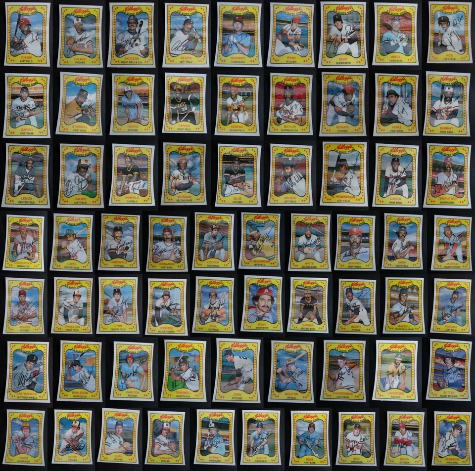 1981 Kellogg's 3-D Baseball Cards Complete Your Set You U Pick From List 1-66 - Image 1 of 1