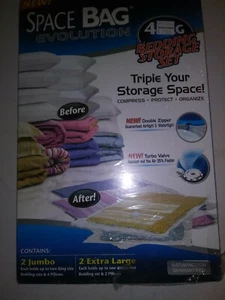 Space Bag Evolution 4 Bag Super Value Set Compress Protect Organize NEW - Picture 1 of 2